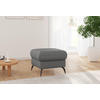 HOCKER in Textil Dunkelgrau  - Dunkelgrau/Schwarz, KONVENTIONELL, Textil/Metall (58/50/58cm) - Sit & More