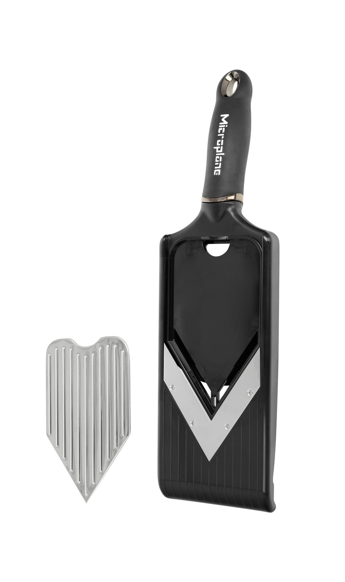 STRGALNIK  V-SLICER       35,5/10,2/3.5 cm            - črna, Basics, kovina/umetna masa (35,5/10,2/3.5cm) - MICROPLANE