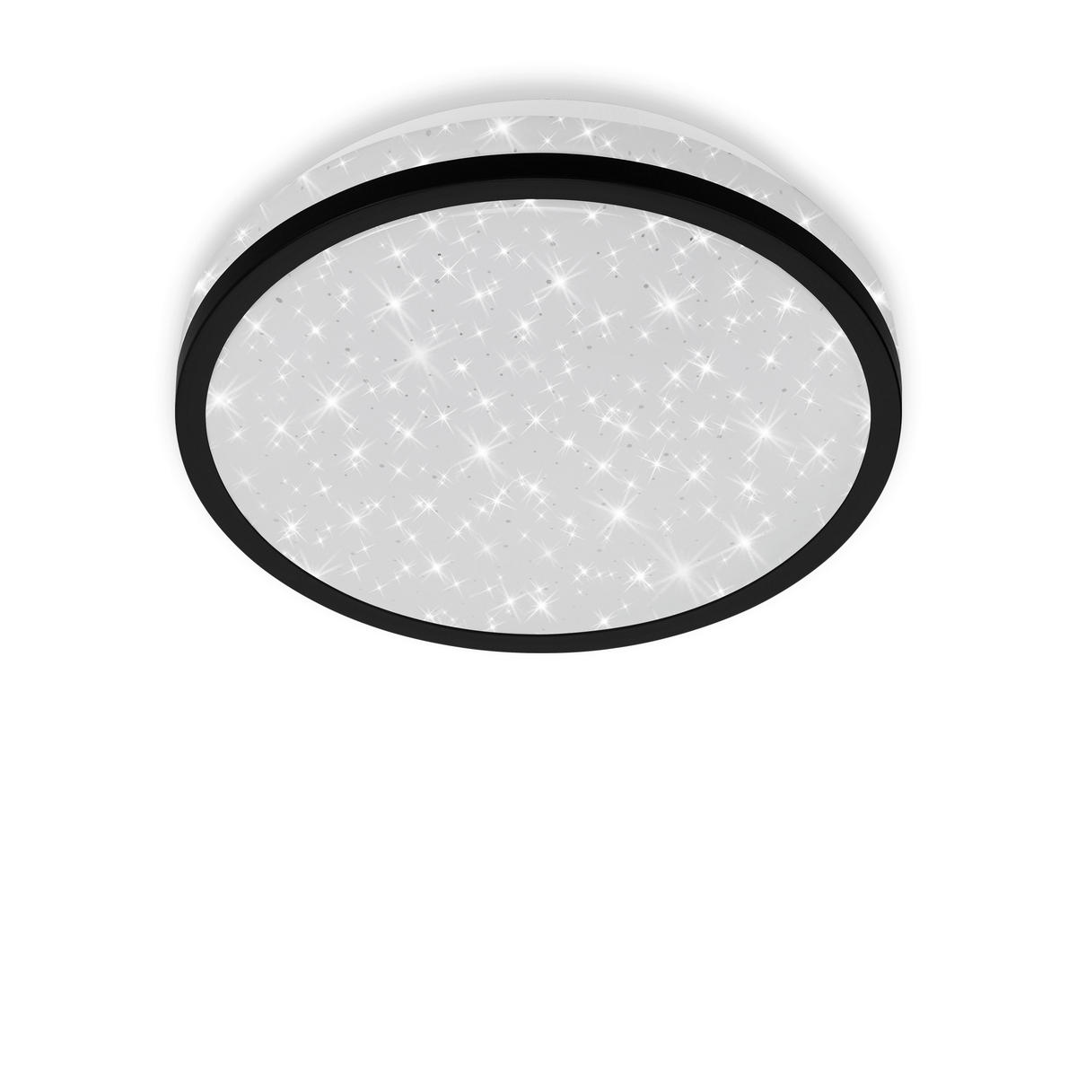 LED SVJETILJKA STROPNA  - crna, Basics, plastika (21,7/6cm)