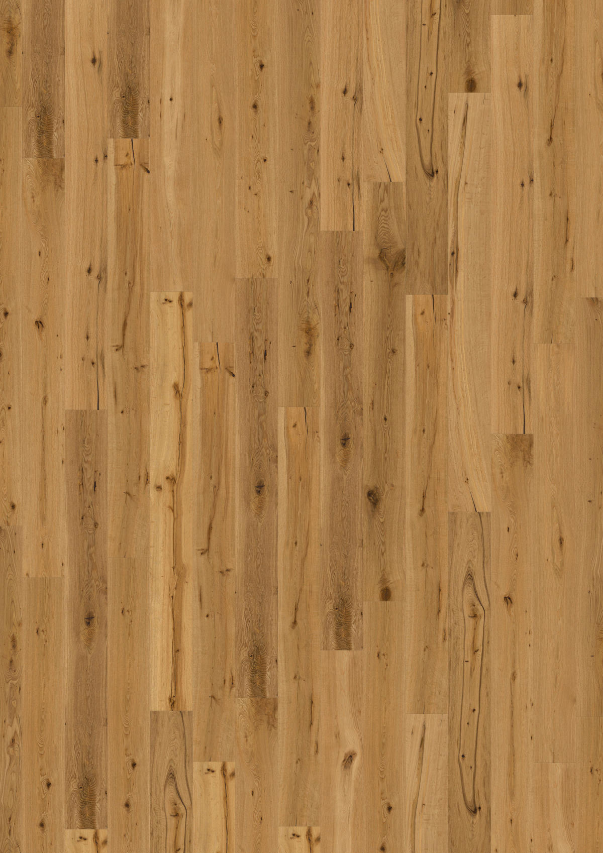 LANDHAUSDIELE Eiche Natur  per  m² - KONVENTIONELL, Holz (190/19/1,4cm) - Ambiente