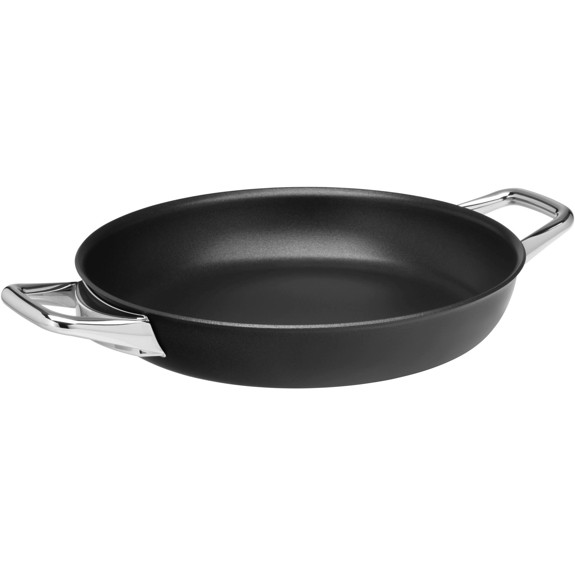 SERVIERPFANNE Steak Profi 28 cm  - Silberfarben/Schwarz, Basics, Metall (28cm) - WMF