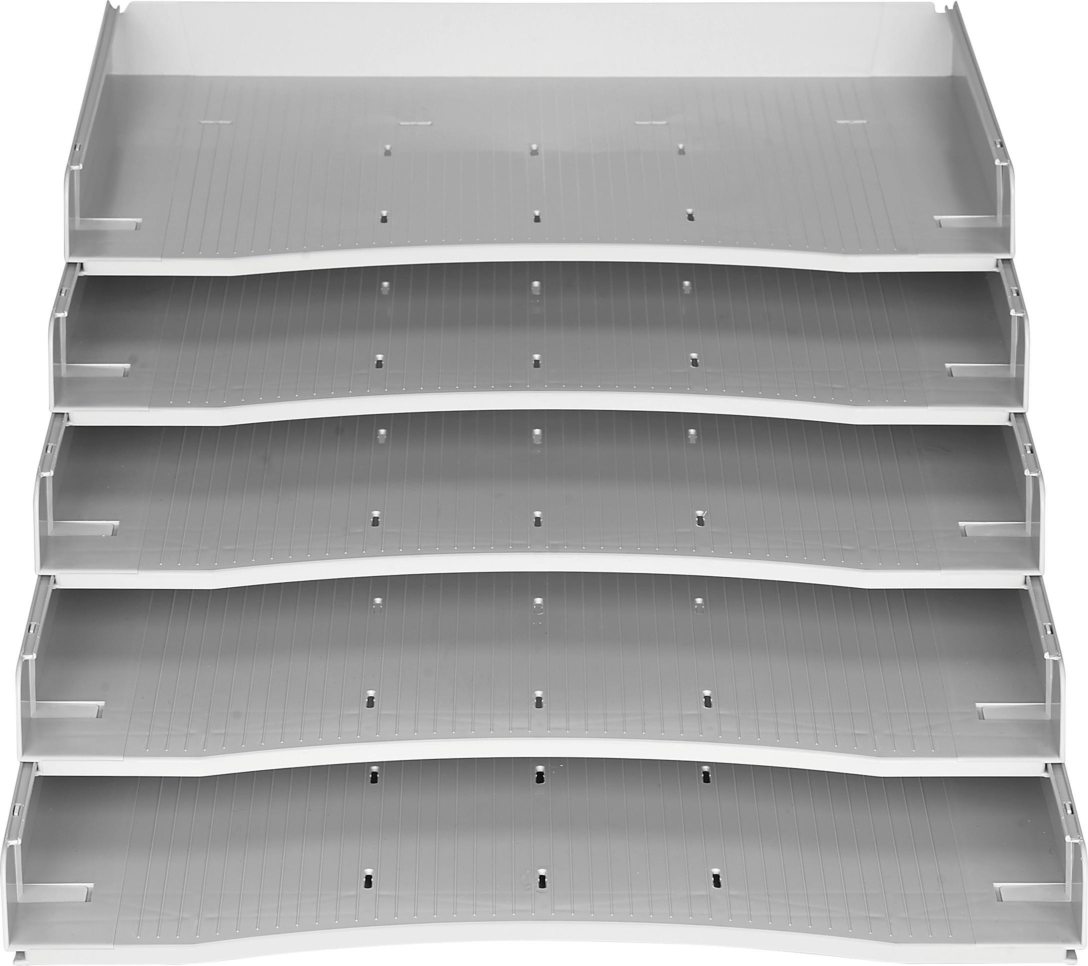 INNENEINTEILUNG Kunststoff Grau  - Grau, KONVENTIONELL, Kunststoff (32,7/21,2/3,3cm) - Venda