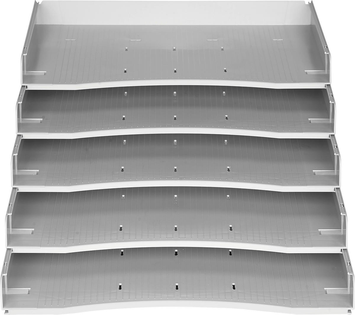 INNENEINTEILUNG Kunststoff Grau  - Grau, KONVENTIONELL, Kunststoff (32,7/21,2/3,3cm) - Venda