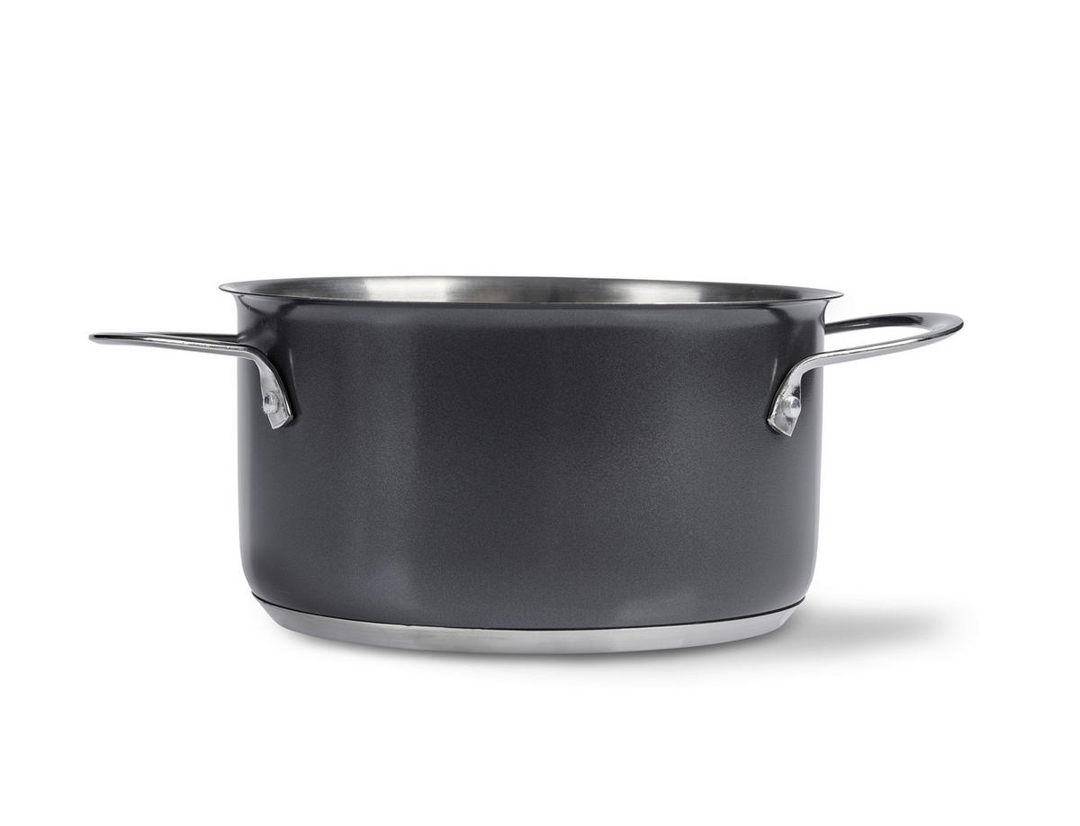 FONDUESET  - Edelstahlfarben/Schwarz, Basics, Metall - Homeware Profession.