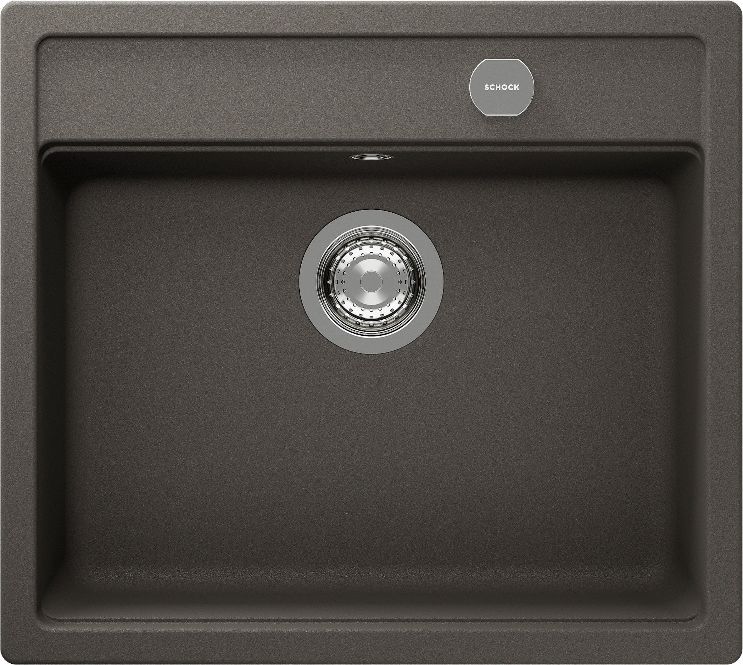 SPÜLE NEMN100AGAS  - Grau, Basics, Stein (57/29/51cm) - Schock