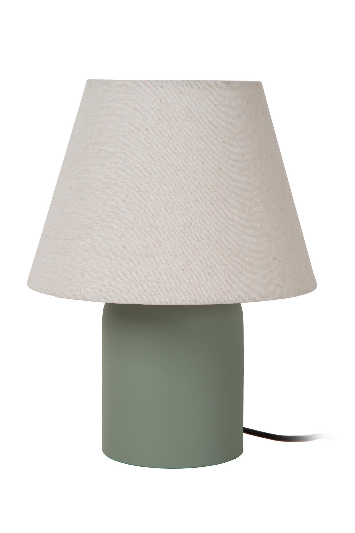 TISCHLEUCHTE MACIA 20/20/27 cm   - Weiß/Grün, Design, Keramik (20/20/27cm) - Lucide