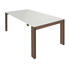 ESSTISCH Kernnussbaum furniert rechteckig Weiß, Nussbaumfarben - Nussbaumfarben/Weiß, Design, Holz (200/100/75cm) - Now by Hülsta ESSTISCH Kernnussbaum furniert rechteckig Weiß, Nussbaumfarben - Nussbaumfarben/Weiß, Design, Holz (200/100/75cm) - Now by Hülsta