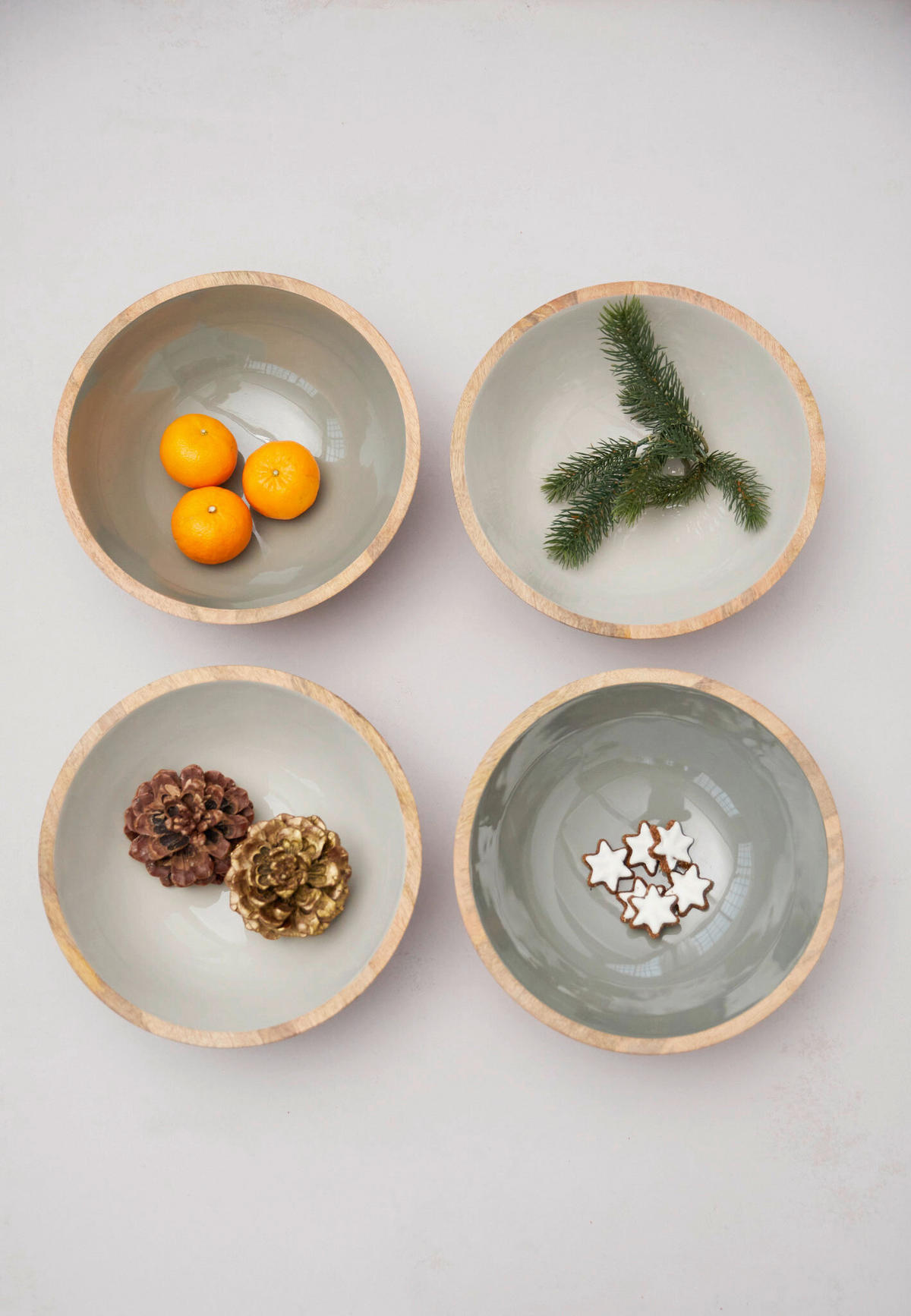 SCHALE Ganzjährlich   - Greige/Naturfarben, Basics, Holz (29/11cm) - FYNCH-HATTON