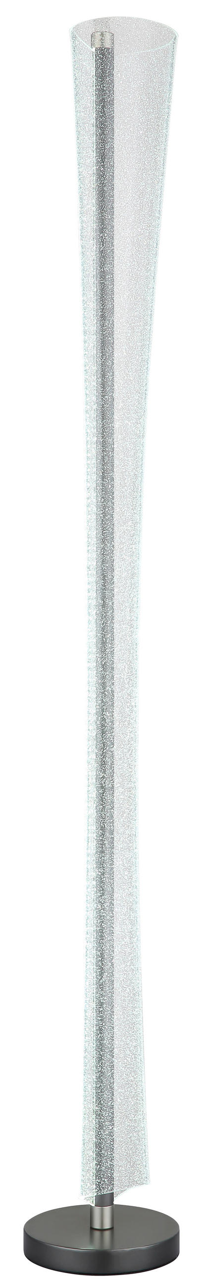 LED-STEHLEUCHTE 20/155 cm    - Klar/Anthrazit, Design, Kunststoff/Metall (20/155cm) - Globo