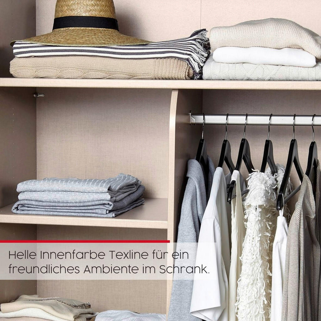 Thumbnail - Novel Schwebetürenschrank Covalo, Schwarz, Weiß, Metall, 7 Fächer, 162x223x68 cm, Blauer Engel, Goldenes M, BQ - Bündnis...