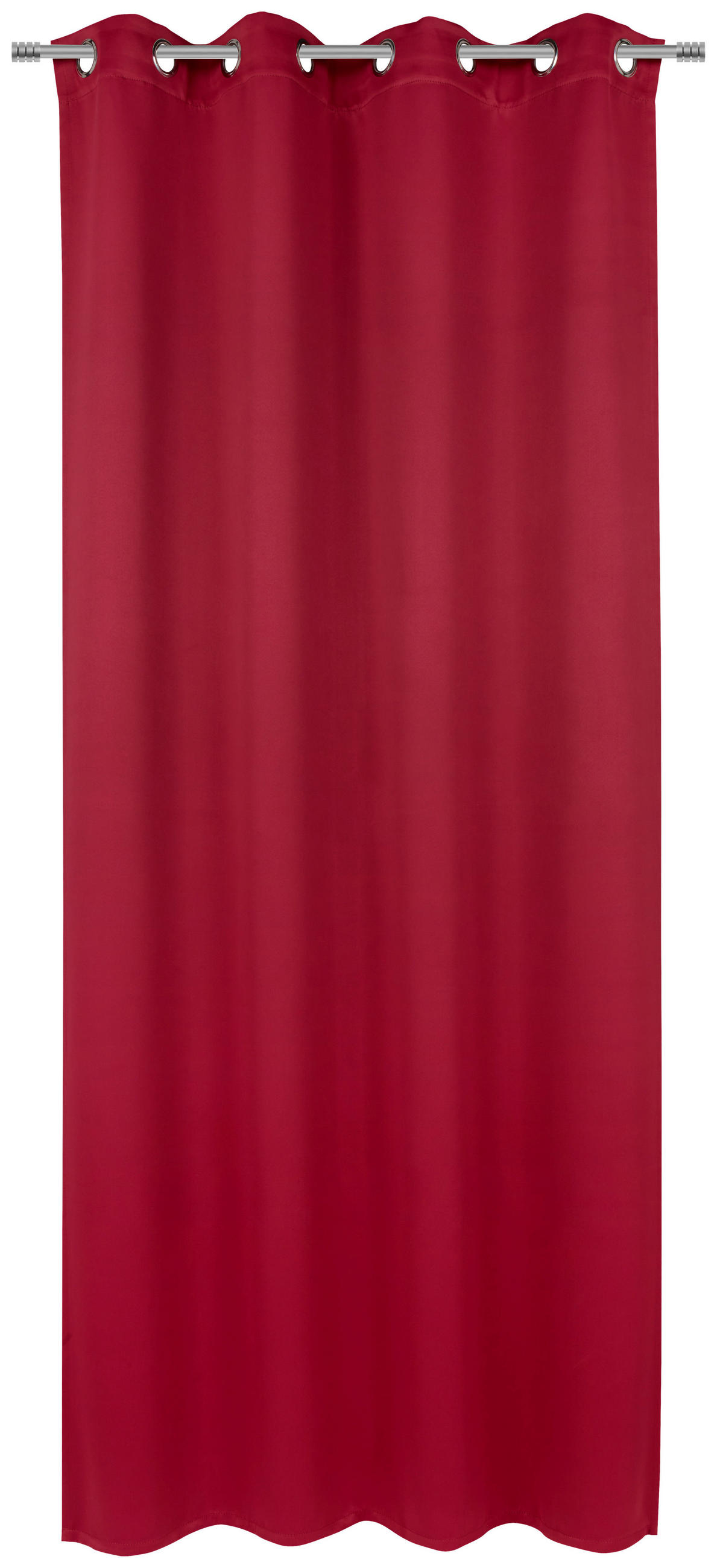 GARDINLÄNGD mörkläggning - vinröd, Basics, textil (140/245cm) - Esposa