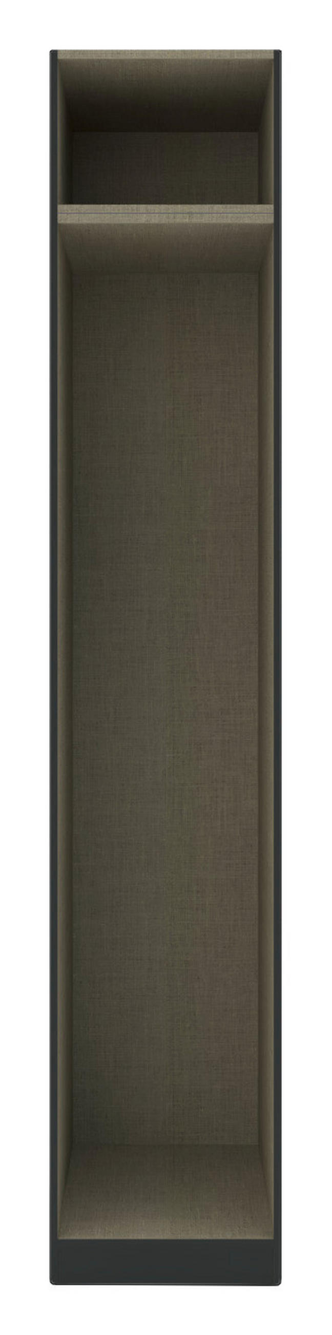 KORPUS ORMARA ZA ODEĆU  antracit  45,6/242,2/56,5 cm    - antracit, Konvencionalno, pločasti materijal (45,6/242,2/56,5cm) - Hom`in