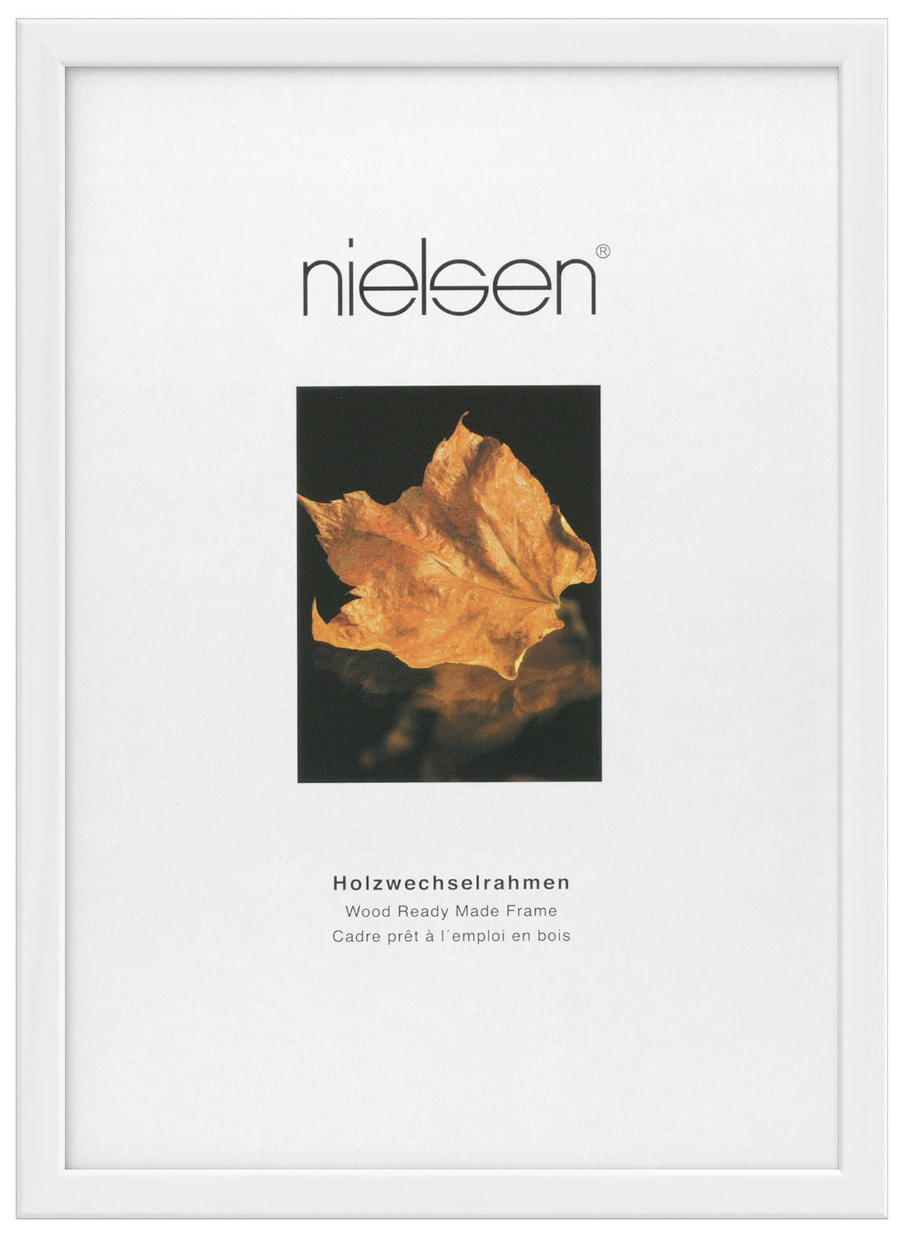 BILDERRAHMEN 23/31.7 cm  - Weiß, Basics, Holz (23/31.7cm) - Nielsen
