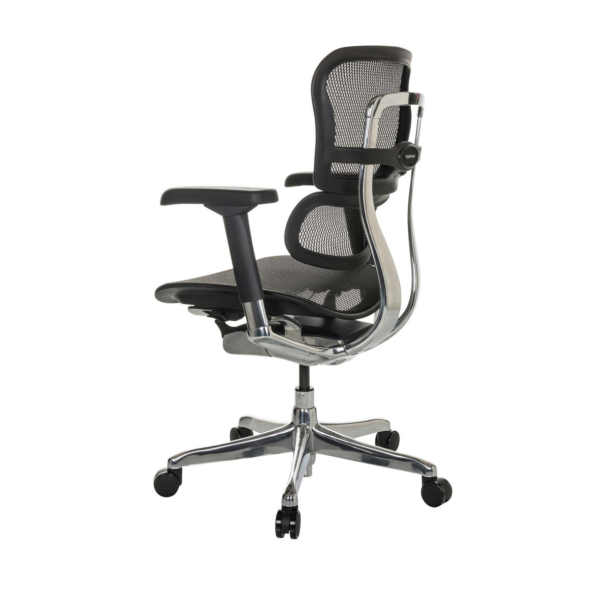 SNURRSTOL  i nät svart  - silver/svart, Basics, metall/textil (69/107-122/64cm) - MID.YOU