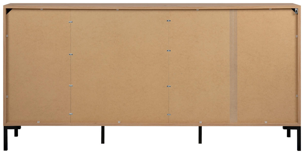 SIDEBOARD  in 170/87/40 cm  - Schwarz/Eiche Artisan, Design, Holzwerkstoff/Metall (170/87/40cm) - MID.YOU