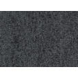 ECKSOFA in Flachgewebe Dunkelgrau  - Dunkelgrau/Silberfarben, Design, Textil/Metall (167/244cm) - Cantus