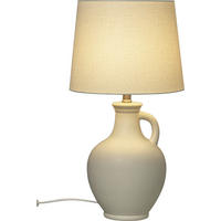 BORDSLAMPA 30/58/30 cm   - vit, Design, metall/textil (30/58/30cm)