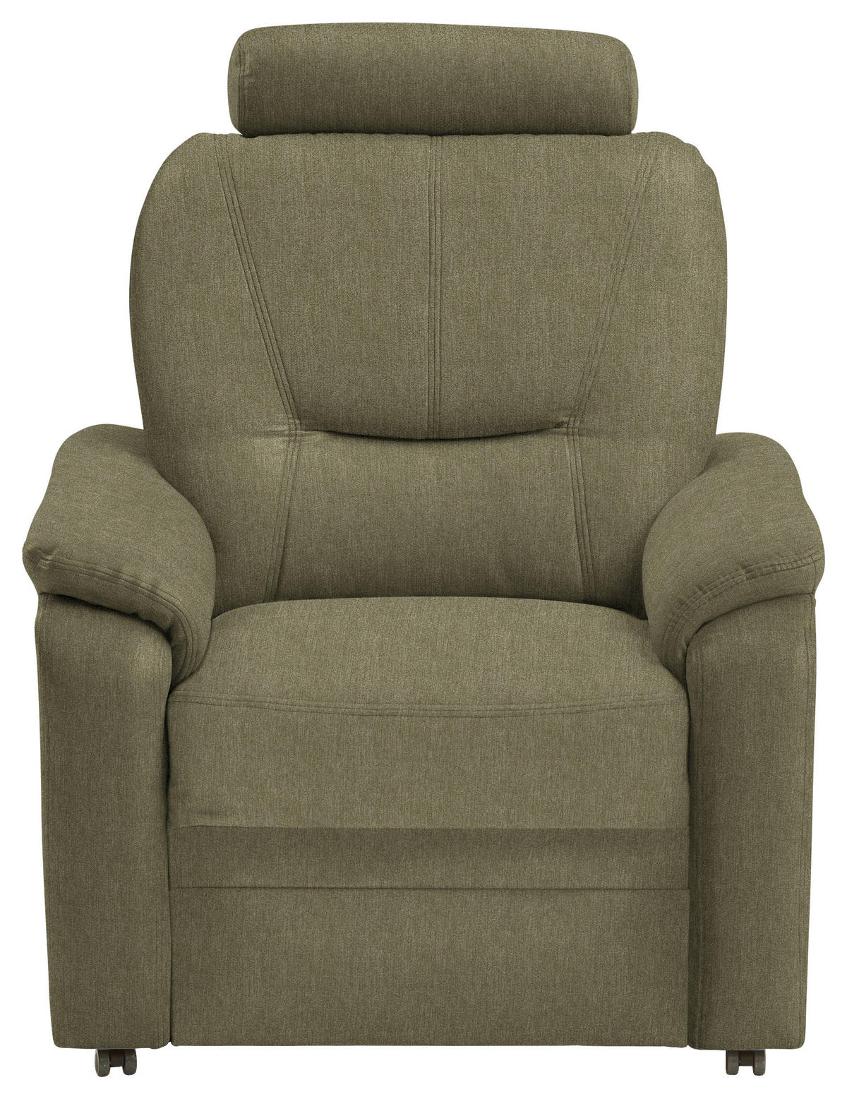 FERNSEHSESSEL in Chenille Grün  - Schwarz/Grün, KONVENTIONELL, Kunststoff/Textil (90/96/89cm) - Beldomo Comfort
