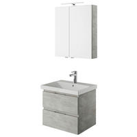 BADEZIMMER  in 60 cm  - Weiß/Grau, KONVENTIONELL, Holzwerkstoff (60cm) - Pelipal