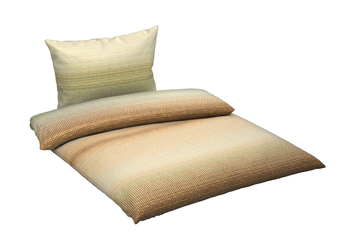 BETTWÄSCHE TANJA Satin 140/200 cm  - Grün, KONVENTIONELL, Textil (140/200cm) - Esposa