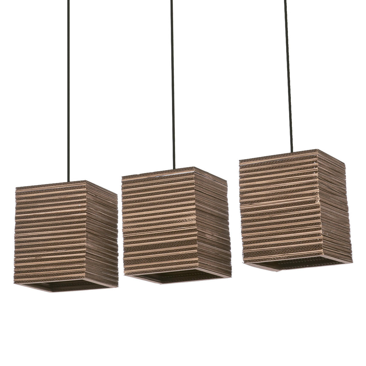 HÄNGELEUCHTE 83/20/130 cm  - Natur, Karton/Metall (83/20/130cm) - Osram