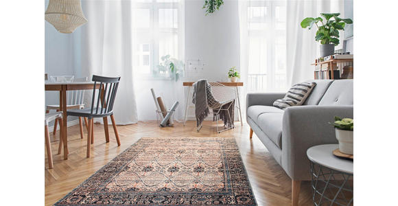 FLACHWEBETEPPICH 120/180 cm Galaxy 1400 Beige / Blau Blau, Beige  - Blau/Beige, Basics, Textil (120/180cm) - Novel