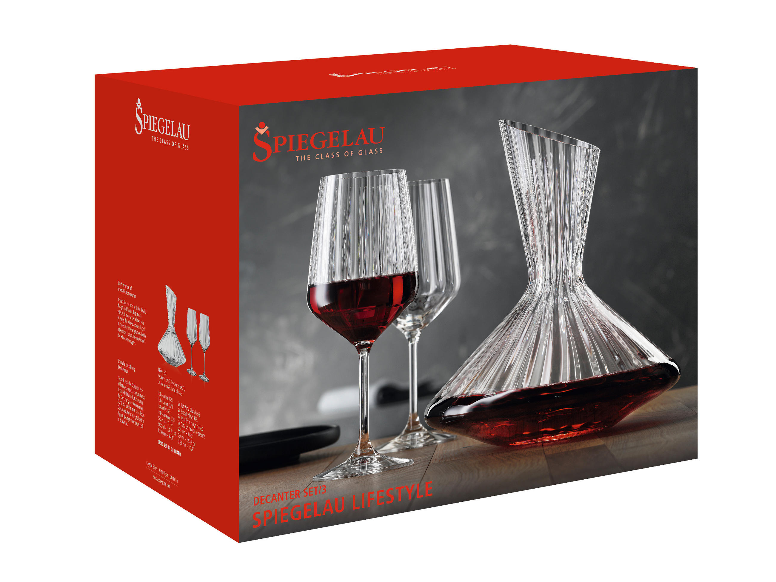 DEKANTIERSET  - Klar, Basics, Glas (34,4/27,0/24,4cm) - Spiegelau