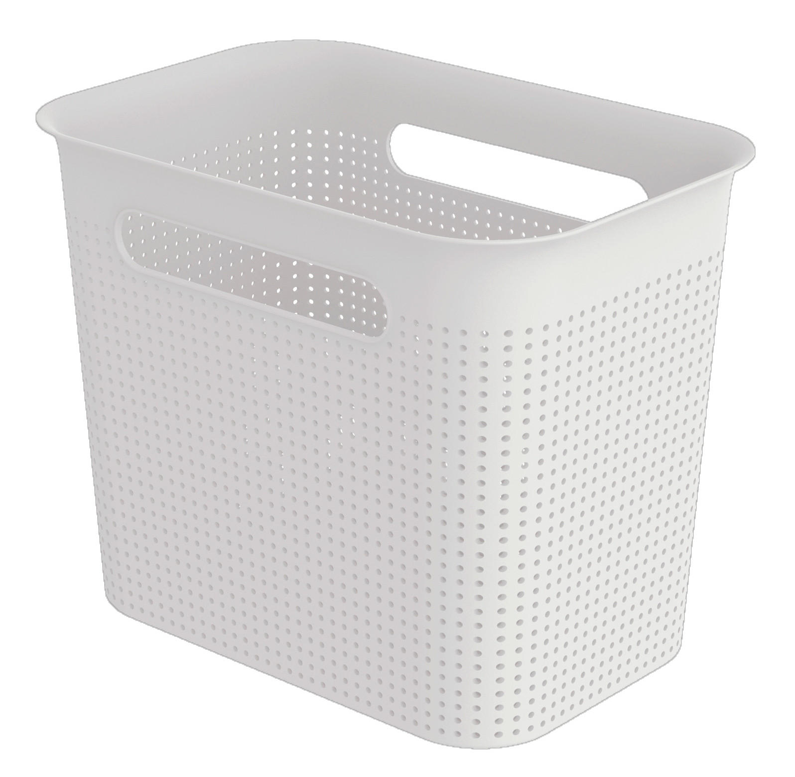 BOX, plast - biela, Basics, plast (26,2/18/21,1cm) - Rotho