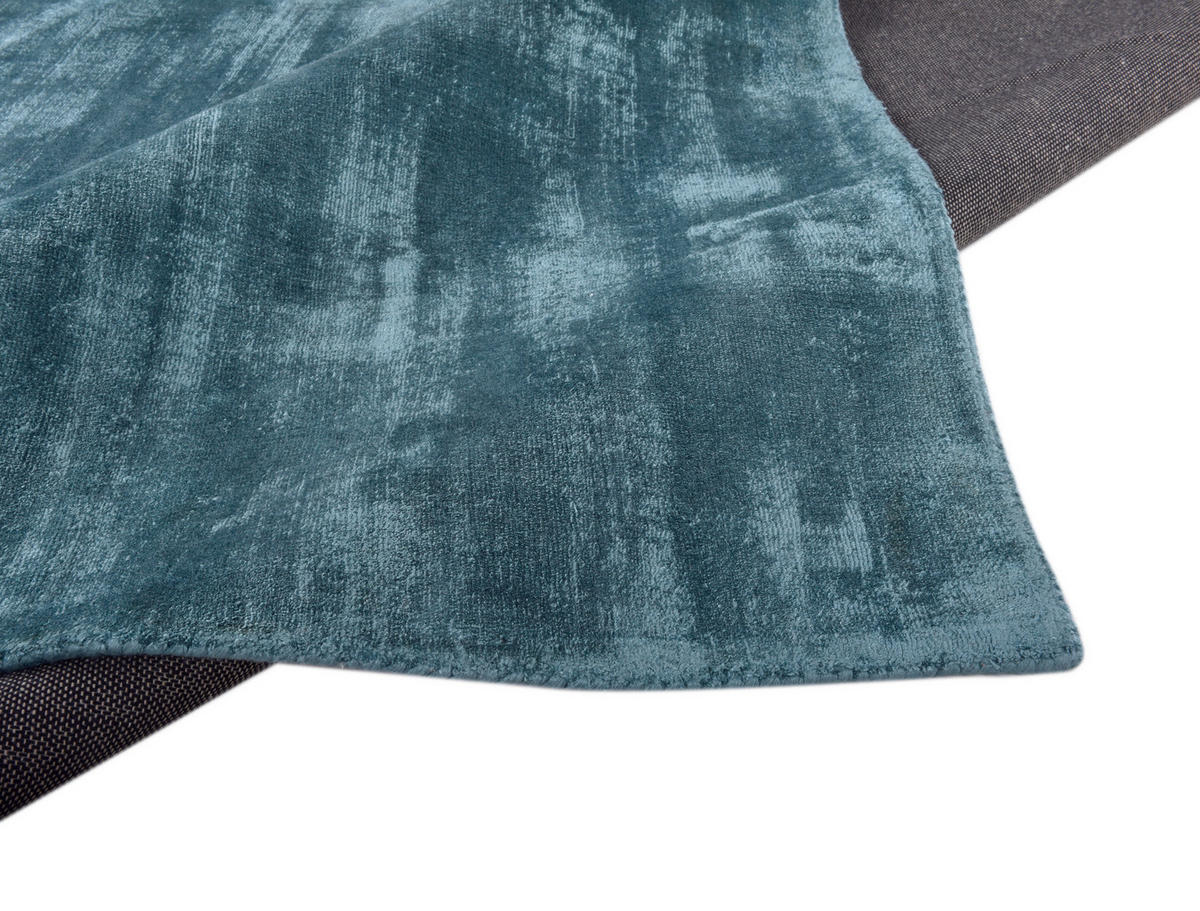HANDWEBTEPPICH 50/80 cm Hellblau  - Hellblau, Basics, Textil (50/80cm) - Tom Tailor