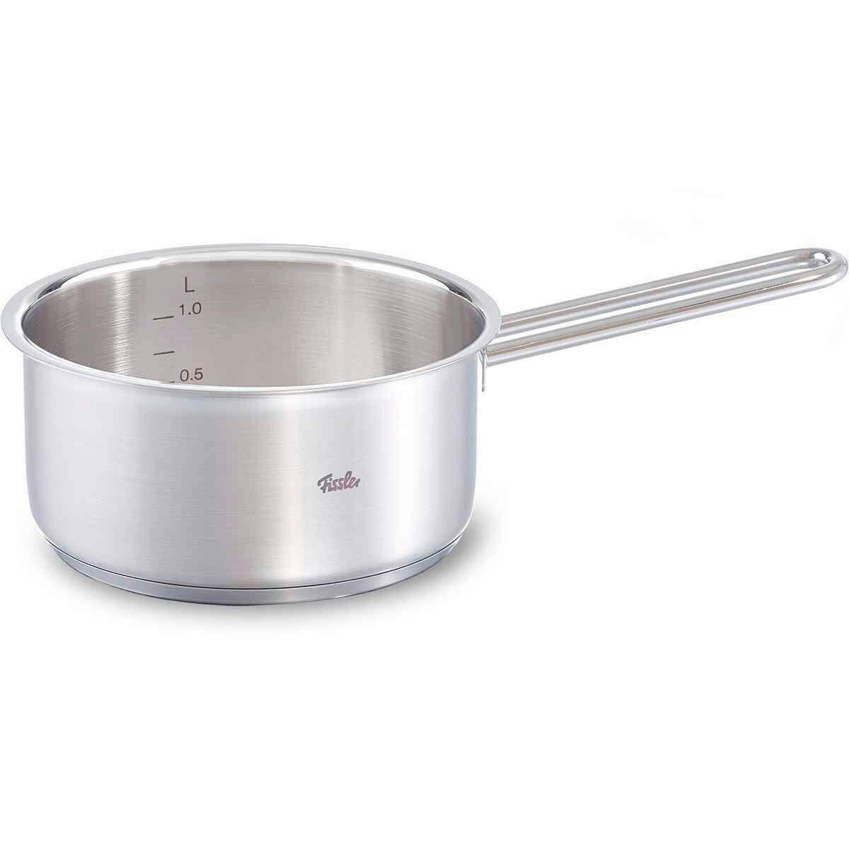 ŠERPA SA DRŠKOM  1,4 l  - srebrna, Osnovno, metal (16/8,5cm) - Fissler