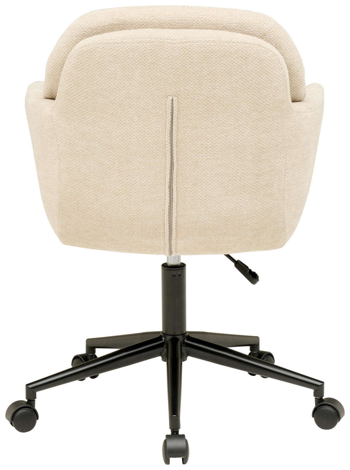 DREHSTUHL  in Webstoff Beige  - Beige/Schwarz, MODERN, Kunststoff/Textil (55/85-95/60cm) - MID.YOU