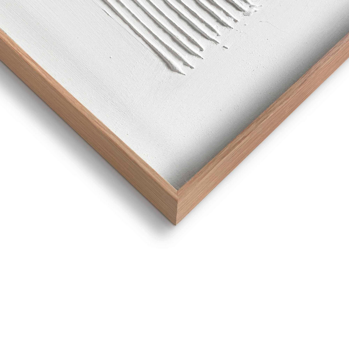 UNIKAT Abstraktes 50/70/3 cm  - Schwarz/Weiß, Basics, Holz (50/70/3cm) - Reinders!