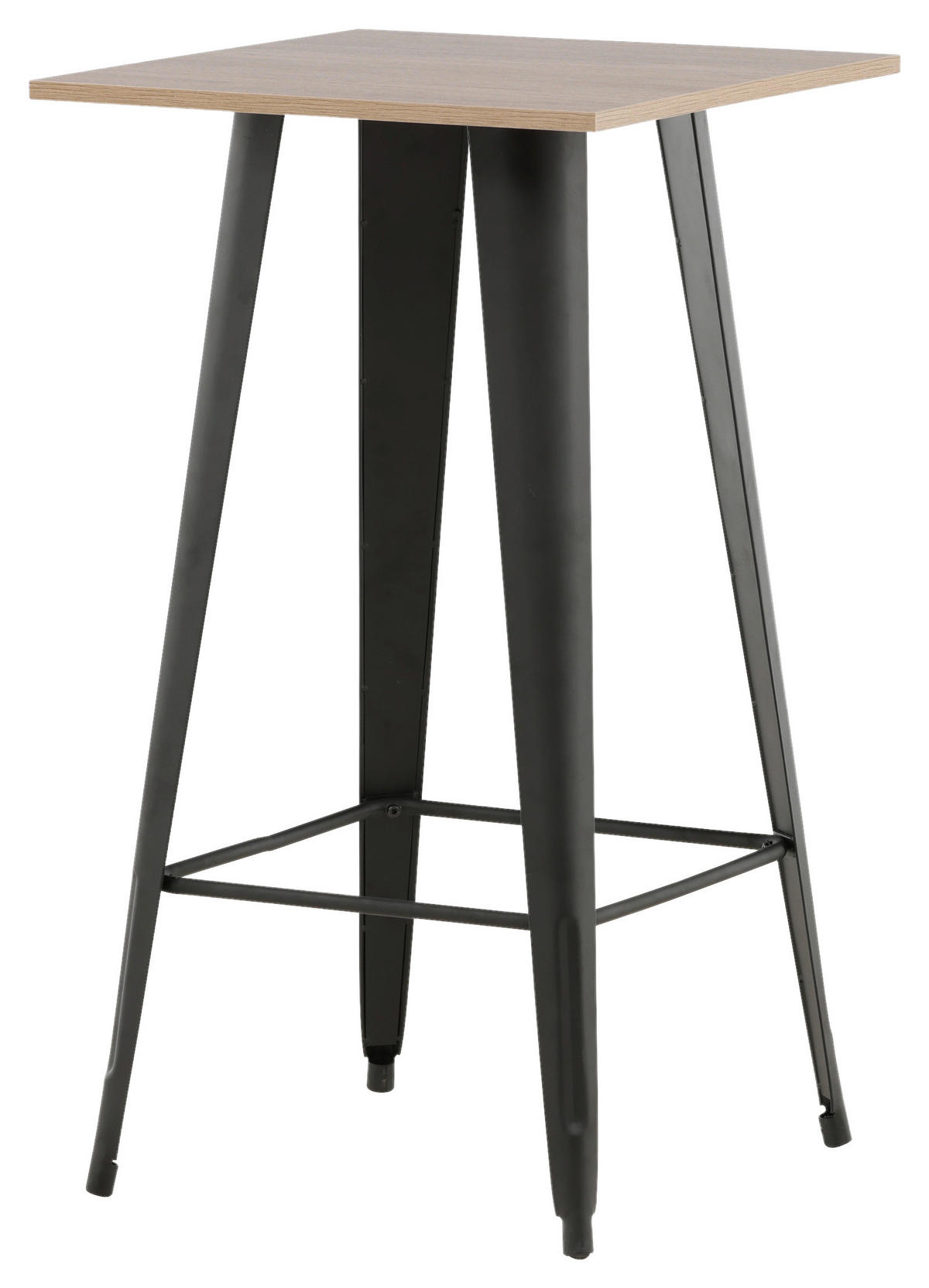 BARPALL i svart, beige  - beige/svart, Design, metall/trämaterial (60/105/60cm) - Livetastic