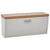 HÄNGEELEMENT Wildeiche furniert, massiv Weiß, Eichefarben  - Eichefarben/Silberfarben, Design, Holz/Holzwerkstoff (92/42/31cm) - Dieter Knoll