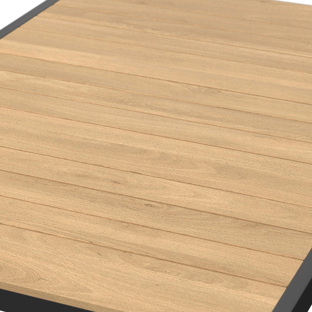 LOUNGEGARNITUR  - Grau/Akaziefarben, Design, Holz/Textil (198/198cm) - Ambia Garden