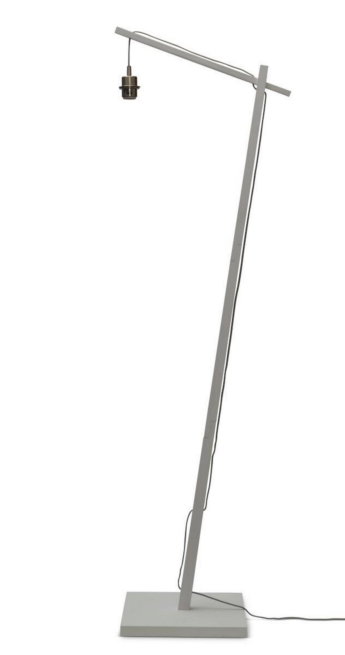 STEHLEUCHTE 55/78/176 cm    - Naturfarben/Weiß, Trend (55/78/176cm) - Good & Mojo