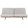 SCHLAFSOFA in Grau  - Schwarz/Grau, Design, Holz/Textil (204/92/90cm) - Dieter Knoll