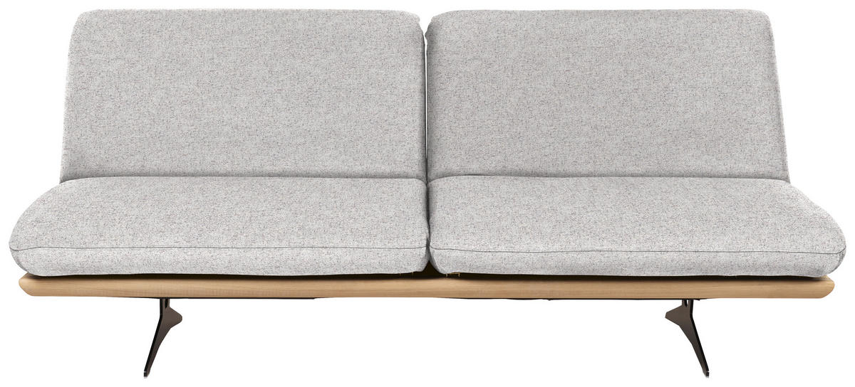 SCHLAFSOFA in Grau  - Schwarz/Grau, Design, Holz/Textil (204/92/90cm) - Dieter Knoll