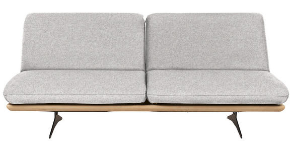 SCHLAFSOFA in Grau  - Schwarz/Grau, Design, Holz/Textil (204/92/90cm) - Dieter Knoll