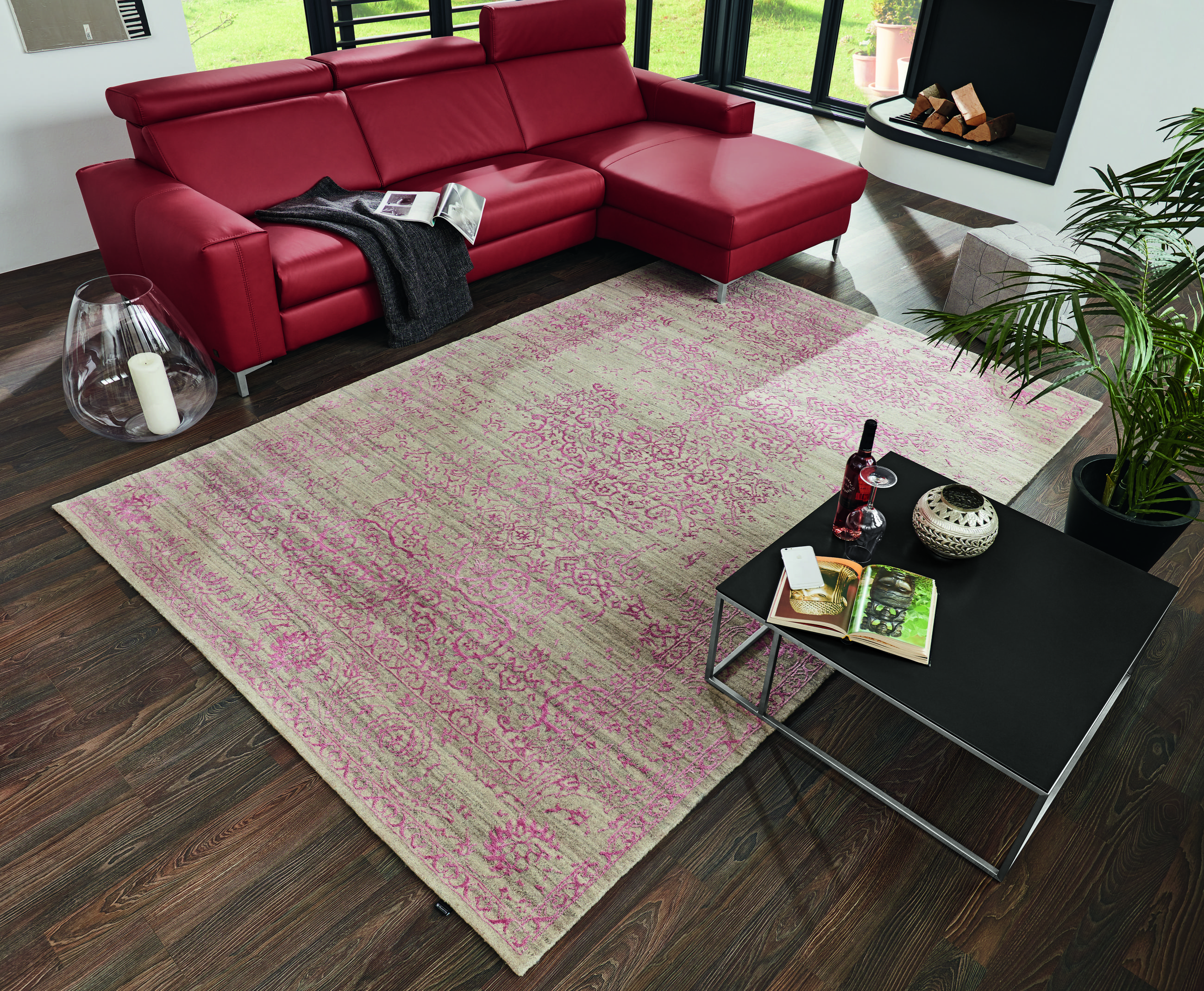 ORIENTTEPPICH 70/140 cm Soho Vintage Rosa, Beige  - Beige/Rosa, Design, Textil (70/140cm) - Musterring