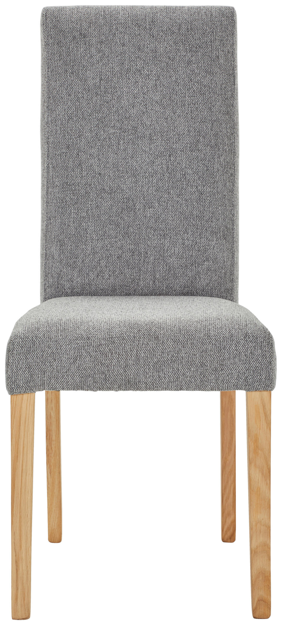 STUHL in Holz, Textil Grau, Eichefarben  - Eichefarben/Grau, LIFESTYLE, Holz/Textil (42/95/57cm) - Carryhome