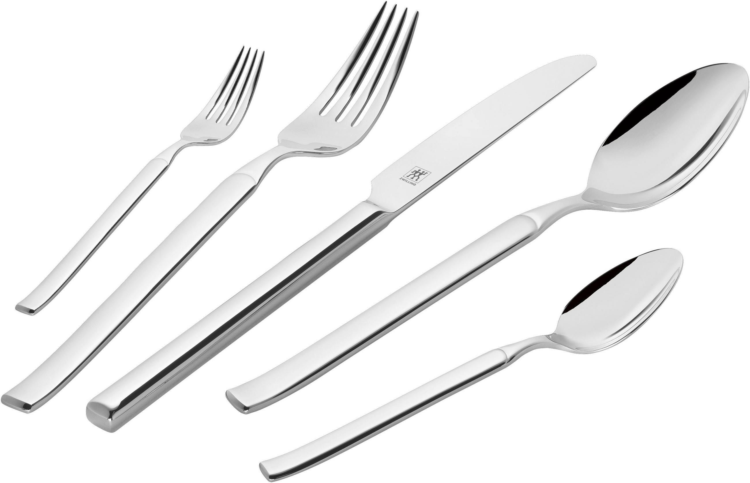 BESTECKSET REDONDO 60-teilig Edelstahl  - Edelstahlfarben, Basics, Metall - Zwilling