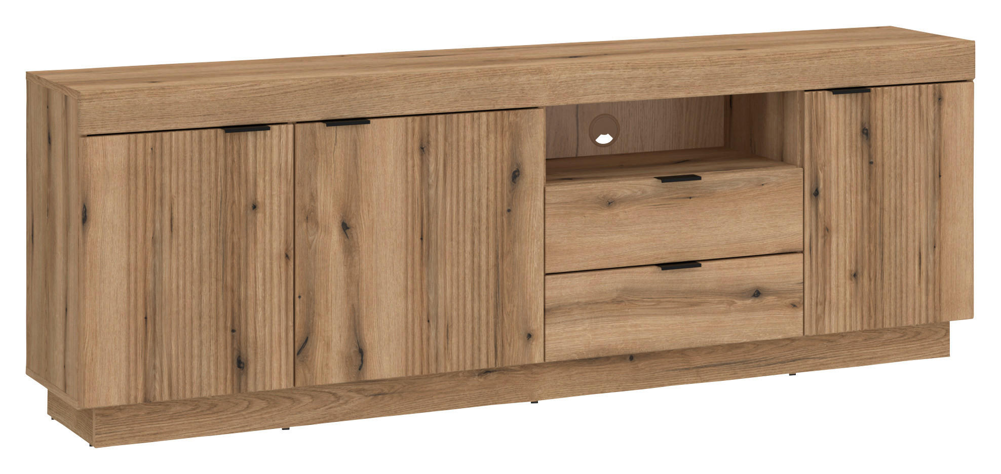 TV-Element Delamar Eichefarben B: 185,9 cm