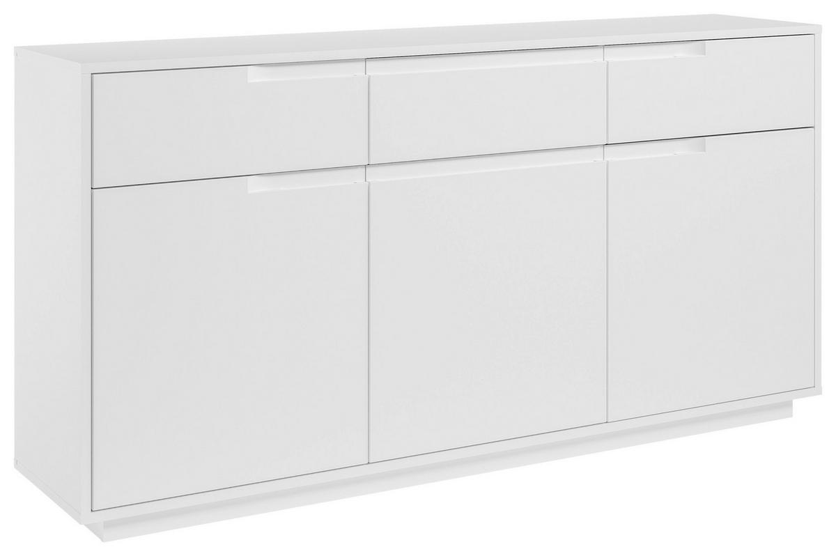 ŠIROKÁ KOMODA, bílá, 169/86/38 cm - bílá, Moderní, kompozitní dřevo (169/86/38cm) - Carryhome