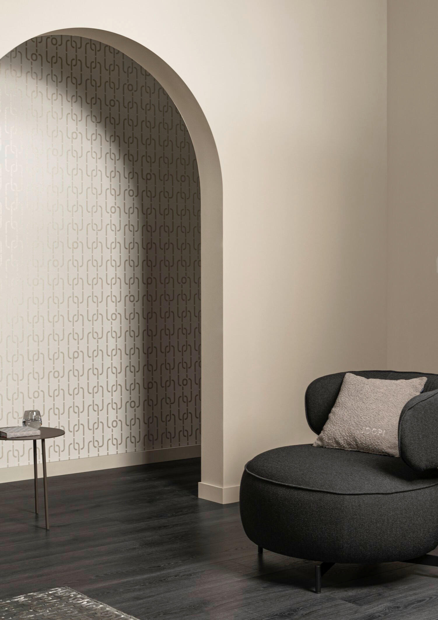VLIESTAPETE 10.05 m J! CHAINS  - Creme, Design, Textil (53/1005cm) - Joop!