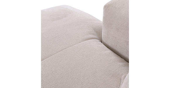 ECKSOFA Beige Chenille  - Beige/Schwarz, Design, Kunststoff/Textil (175/280cm) - Landscape