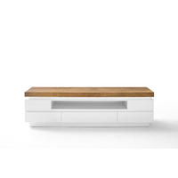 LOWBOARD  in 175/48/40 cm  - Eichefarben/Weiß, Design, Holzwerkstoff (175/48/40cm) - Livetastic