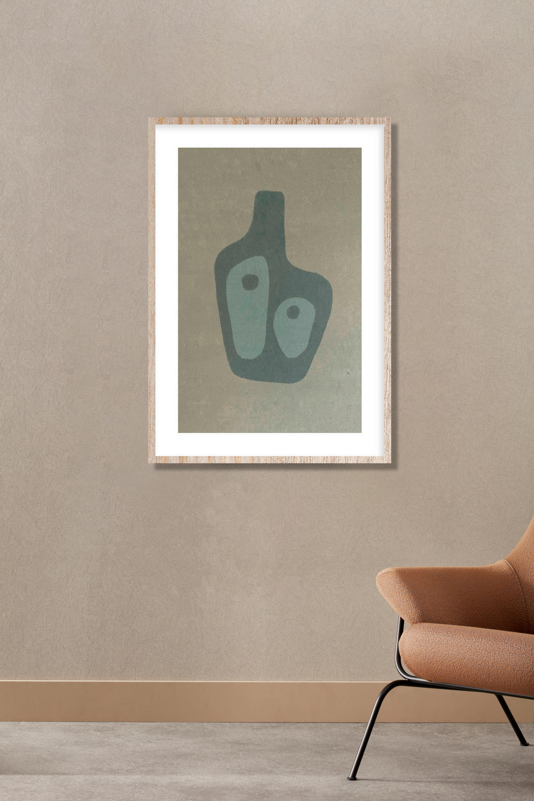 BILD 50/70/10 cm  - Beige/Naturfarben, Basics, Holz/Kunststoff (50/70/10cm)
