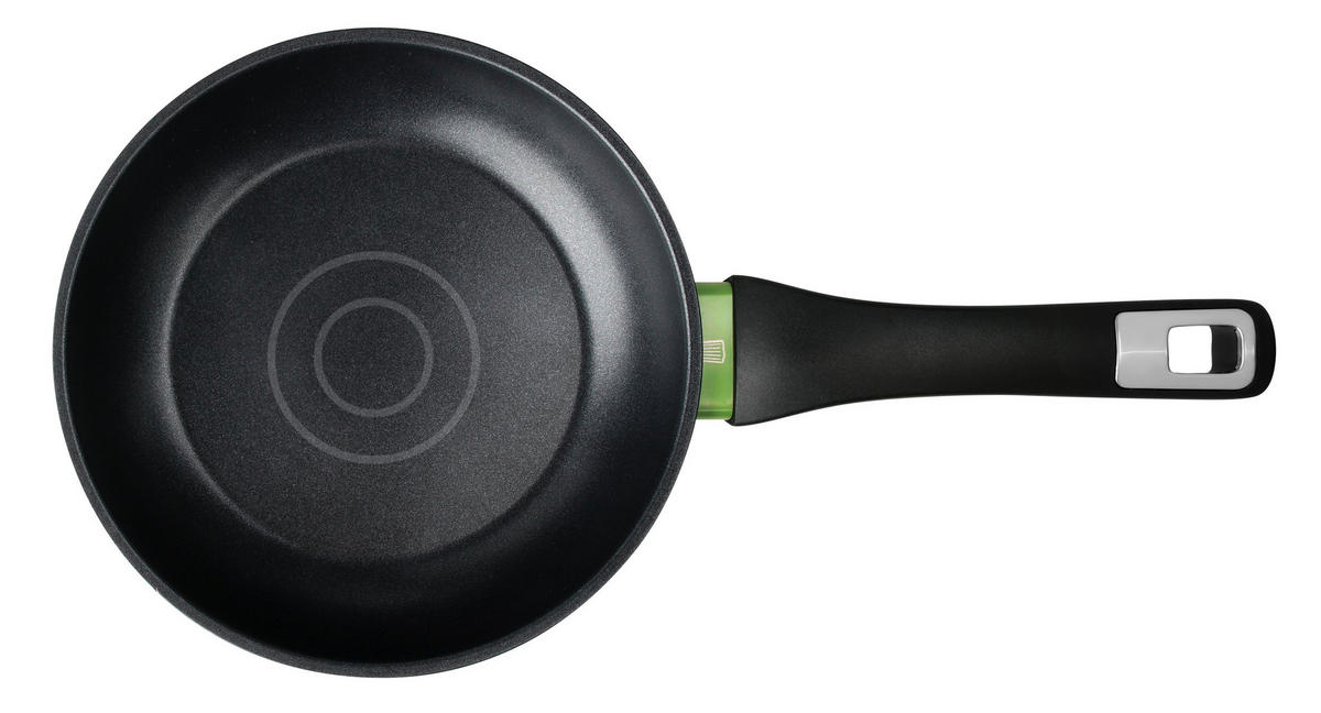 Tigaie Pentru Prăjit 20 cm  - verde/negru, Design, metal (20cm) - Chefkoch+Fackelmann