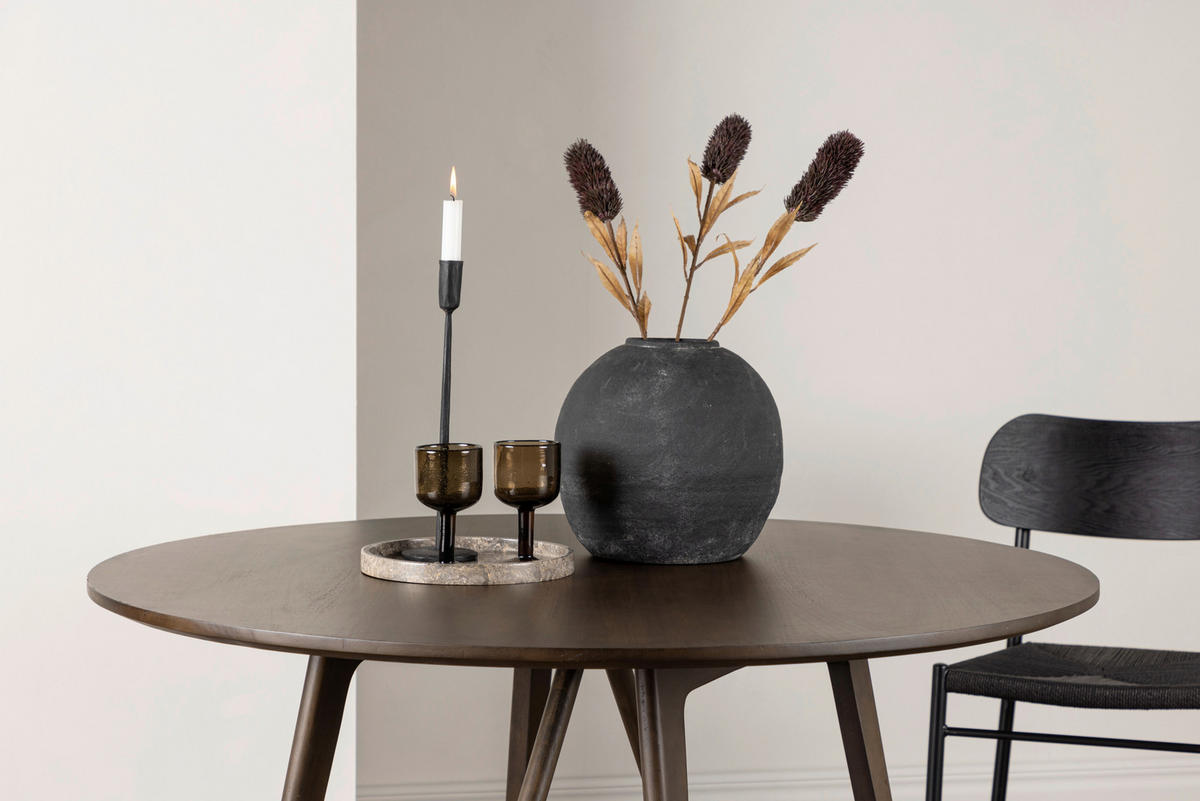 ESSTISCH in Holz, Holzwerkstoff 100/100/75 cm  - Dunkelbraun, Design, Holz/Holzwerkstoff (100/100/75cm) - Livetastic
